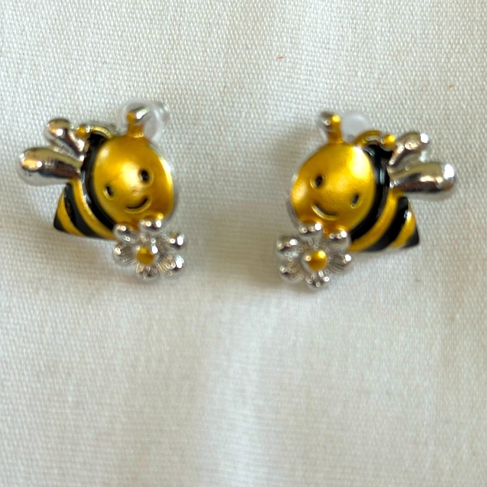 cute bumblebee lightweight earrings